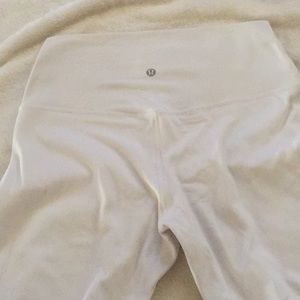 White Align Pant 28” Lululemon Leggings